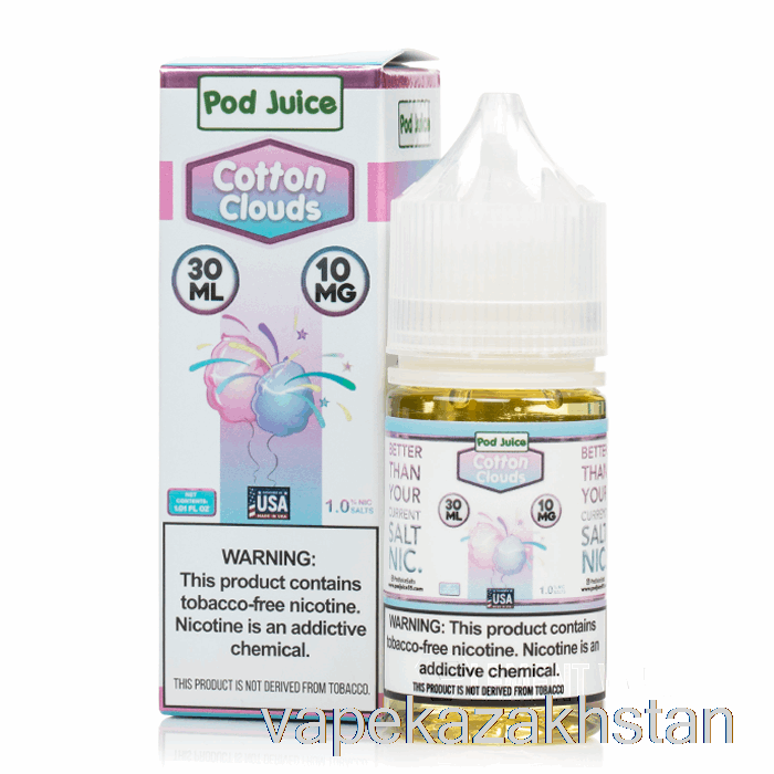 Vape Smoke Cotton Clouds - Pod Juice - 30mL 55mg